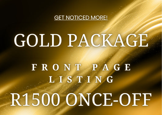 Gold Plan - 30 days Front Page Listing Once-off