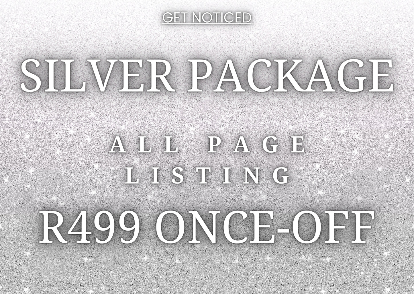 Silver Plan - 30 days Listing (Per ad) Once-off